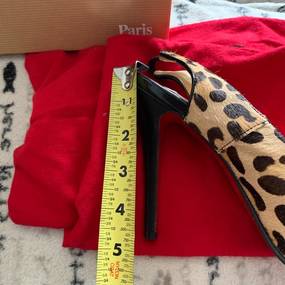 Red Bottom pony hair open toe shoes ** Not Authentic ** size 38 - Picture 11 of 11